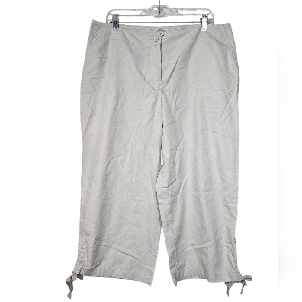 Talbots Heritage Khaki Cropped Pants 16